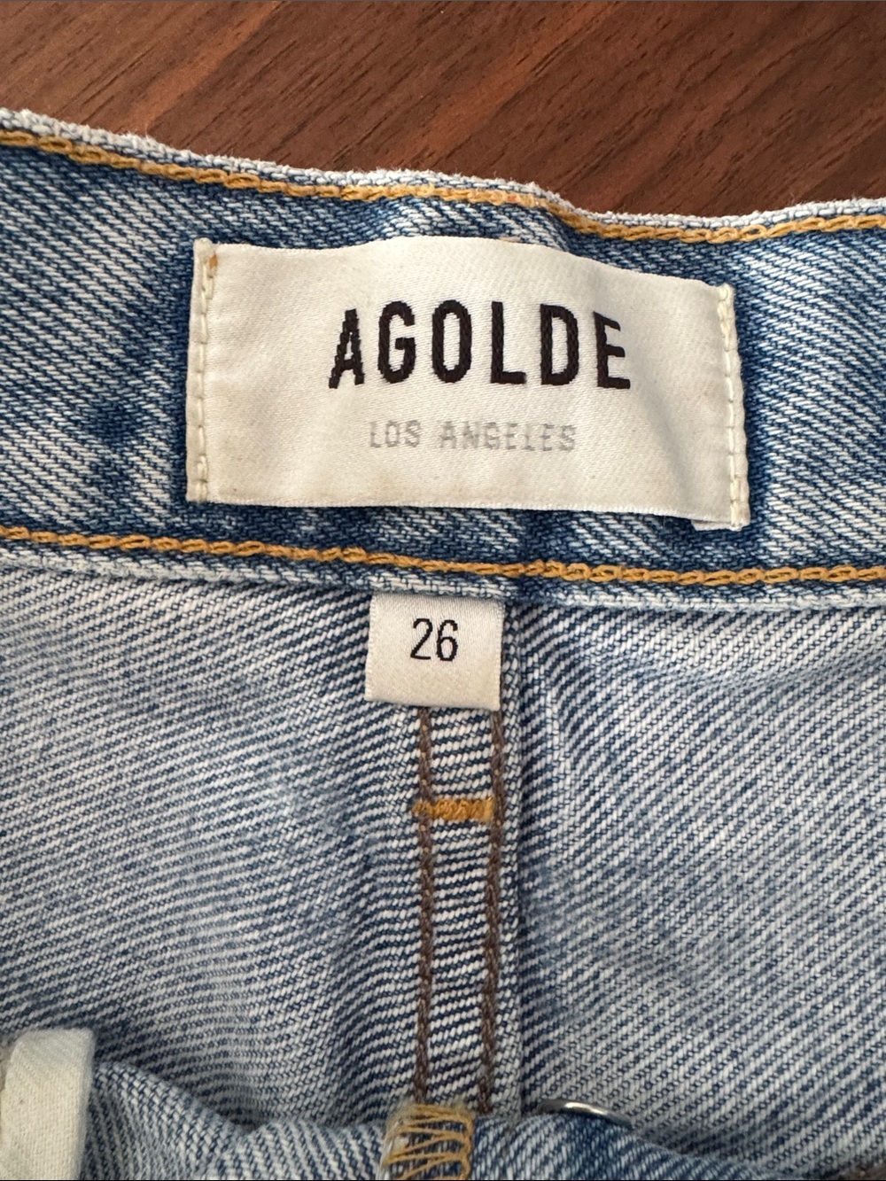 AGOLDE Jaden Jean Short Sz 26 - Picture 5 of 9